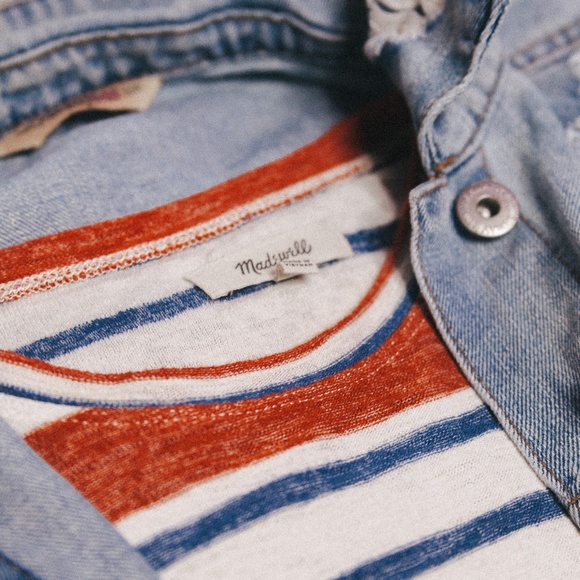 Striped Madewell Shirt - Picture 8 of 9